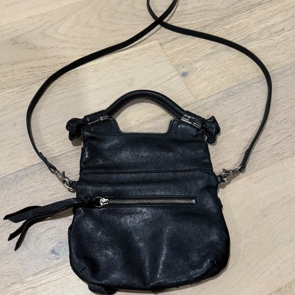 Black Leather Foley & Corinna Crossbody - Picture 2 of 5